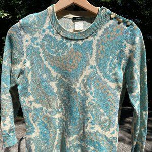 Women's J Crew Paisley Sweater